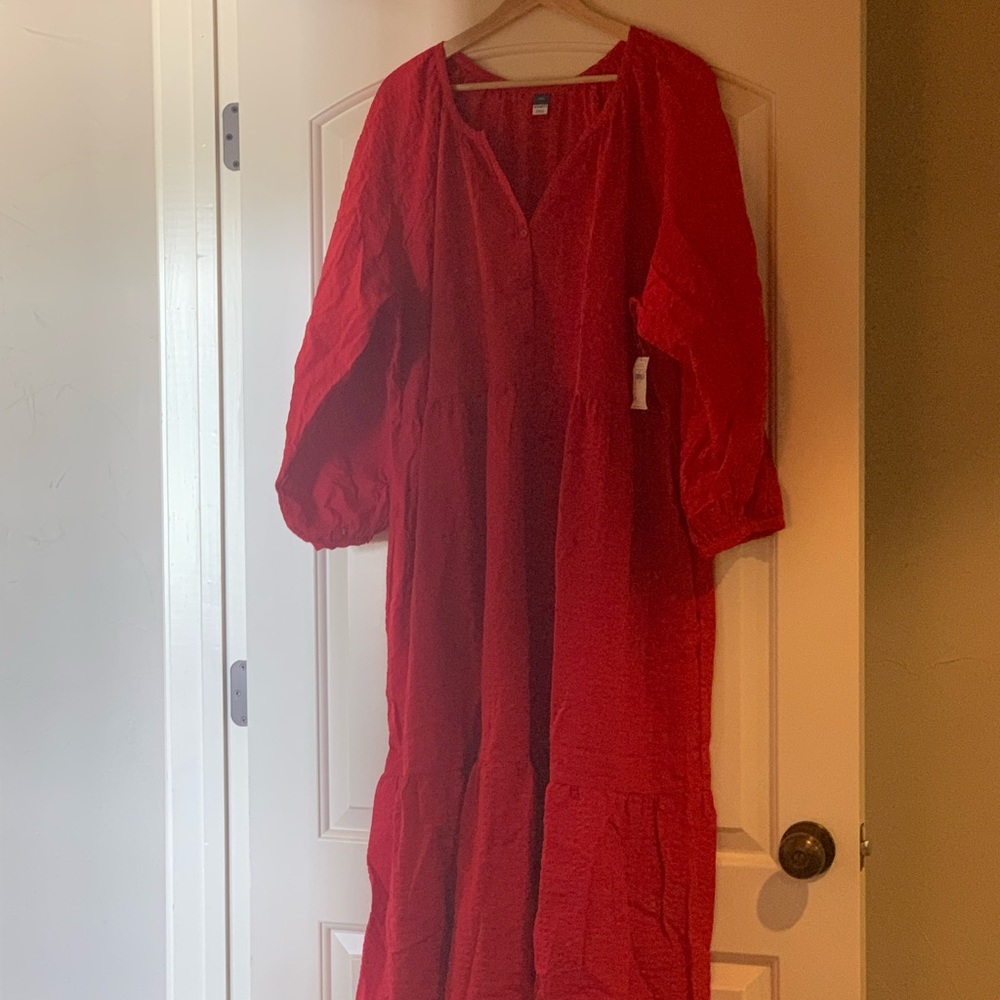 Old Navy red dress size 3x